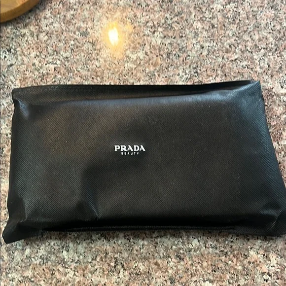 NWT: Prada Ocean Blue and Red Men's Toiletry Bag